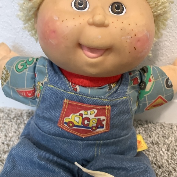 Vintage Cabbage Patch Kids Xaviar Roberts Overalls Doll - Picture 3 of 6